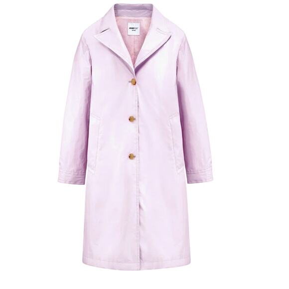 NWT Jane Post Raincoat Pink Light Slicker in Blush Pink Small - Picture 5 of 7